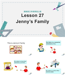 小学英语冀教版三年级上册《lesson 27》PPT课件