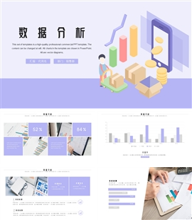 数据分析报告工作总结PPT模板