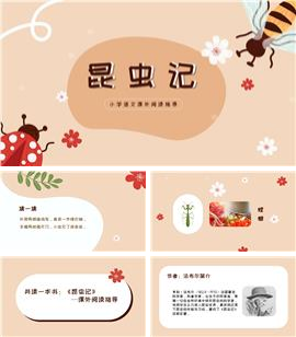 昆虫记小学语文课外阅读PPT模板