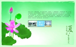 澳门荷韵PSD素材免费下载