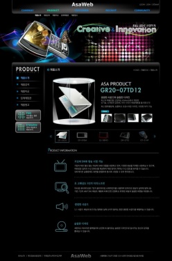 手机网页模板PSD素材下载