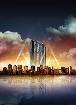 都市风景建筑PSD下载