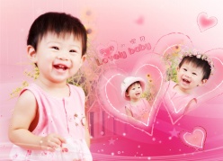 可爱儿童相册PSD素材