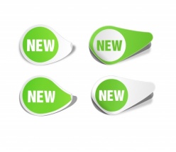 网页贴纸标签psd素材