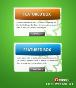 特色盒子psd网页素材