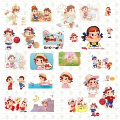 可爱牛奶妹牛奶仔PSD素材