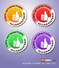 多彩满意图标psd素材