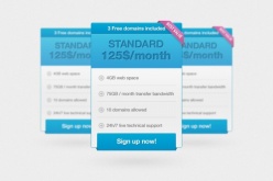 蓝色产品公告牌设计PSD素材