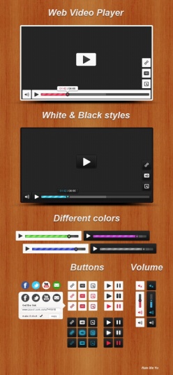 视频播放器源文件设计元素
