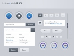 网页UI工具源文件素材