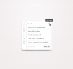 任务列表PSD素材下载