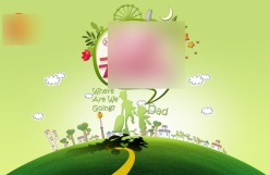 爸爸去哪儿PSD源文件素材