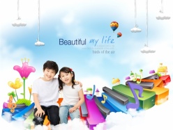 可爱人物素材源文件设计