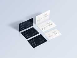 名片卡片样机PSD素材