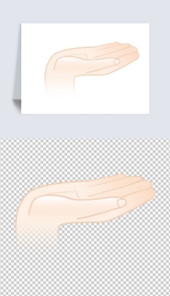 手掌肢体卡通元素