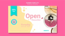 水果奶昔banner设计