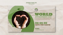 保护生态环境banner设计素材