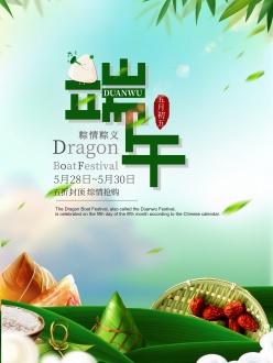 粽情端午矢量海报设计