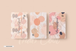 小清新粉色礼品卡PSD模板