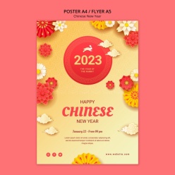 2023中国新年海报源文件