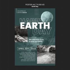 世界地球日广告海报设计