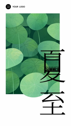 中国传统节气夏至朋友圈配图设计