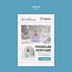 香水新品价格宣传A5传单设计