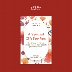 宝宝生日派对卡片设计素材PSD