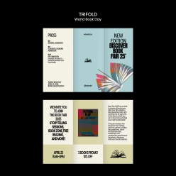 世界读书日宣传折页正反面PSD模板