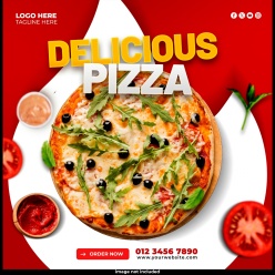 美味披萨折扣主图PSD分层素材