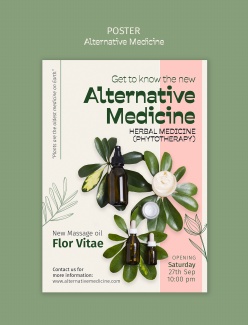 医药护肤产品海报PSD源文件设计