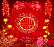 新春祝福PSD模板