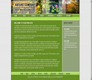 大自然公司网站模板