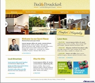 度假休闲网站模板