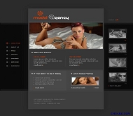 时尚模特模板下载