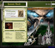 欧美游戏网站模板