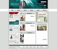 科技人物网站模板