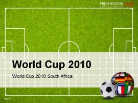 2010世界杯PPT模板下载