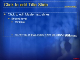 蓝色背景PPT模板下载