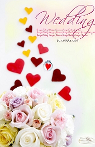 韩国婚礼PSD模板