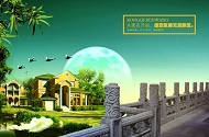 艳湖画苑别墅模板下载
