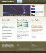 灰色商业网店CSS网页模板