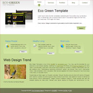 生态绿色CSS网页模板