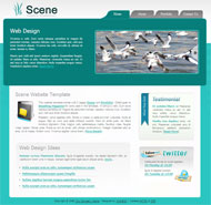 旅游场景CSS网页模板