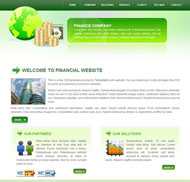 金融网站CSS网页模板