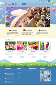 儿童乐园CSS3模板