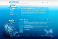 蓝惠而浦CSS网页模板