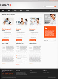 IT公司网站CSS3模板