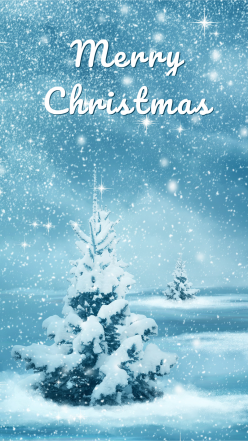 蓝色雪花圣诞节海报