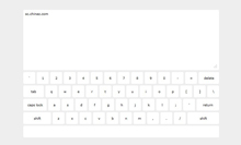 jQuery+CSS桌面键盘打字特效